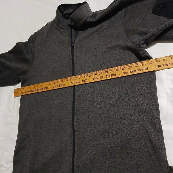 Northwest Territory Men's 3XLT Full-Zip Grey Polar Fleece Jacket Sleeve-Pocket - Picture 10 of 14